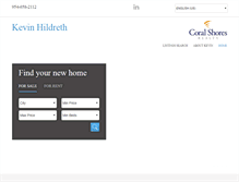 Tablet Screenshot of kevinhildreth.com